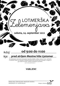 plakat, 24.9.2022 zelemenjava